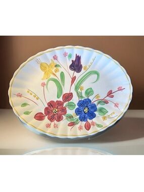 VTG Blue Ridge USA Southern Potteries  ‘SAREPTA’ Serving Platter 13”x 10”